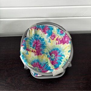 18”Doll Saucer Chair Tie-Dye Fabric Foldable Metal Frame Fits My Life As, AG,OG